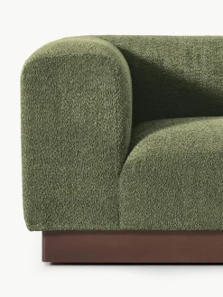 Modulaire bank Natalie (3-zits) van teddy-bouclé^Westwing Collection Hot