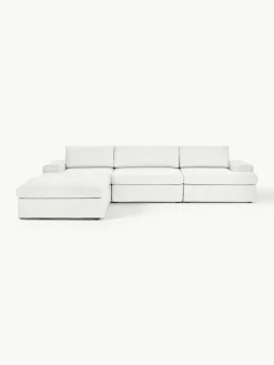 Modulaire bank Russell (4-zits) met poef (links/rechts)^Westwing Collection Outlet