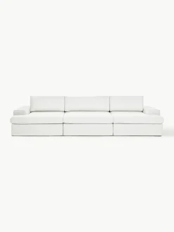 Modulaire bank Russell (4-zits) met afneembare hoezen^Westwing Collection Fashion