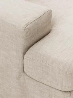 Modulaire bank Russell (4-zits) met poef, met afneembaar hoezen^Westwing Collection Discount