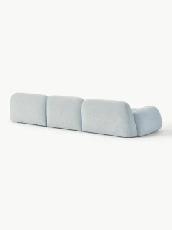 Modulaire bank Wolke (4-zits) van bouclé^Westwing Collection New
