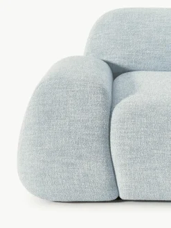 Modulaire bank Wolke (4-zits) van bouclé^Westwing Collection New