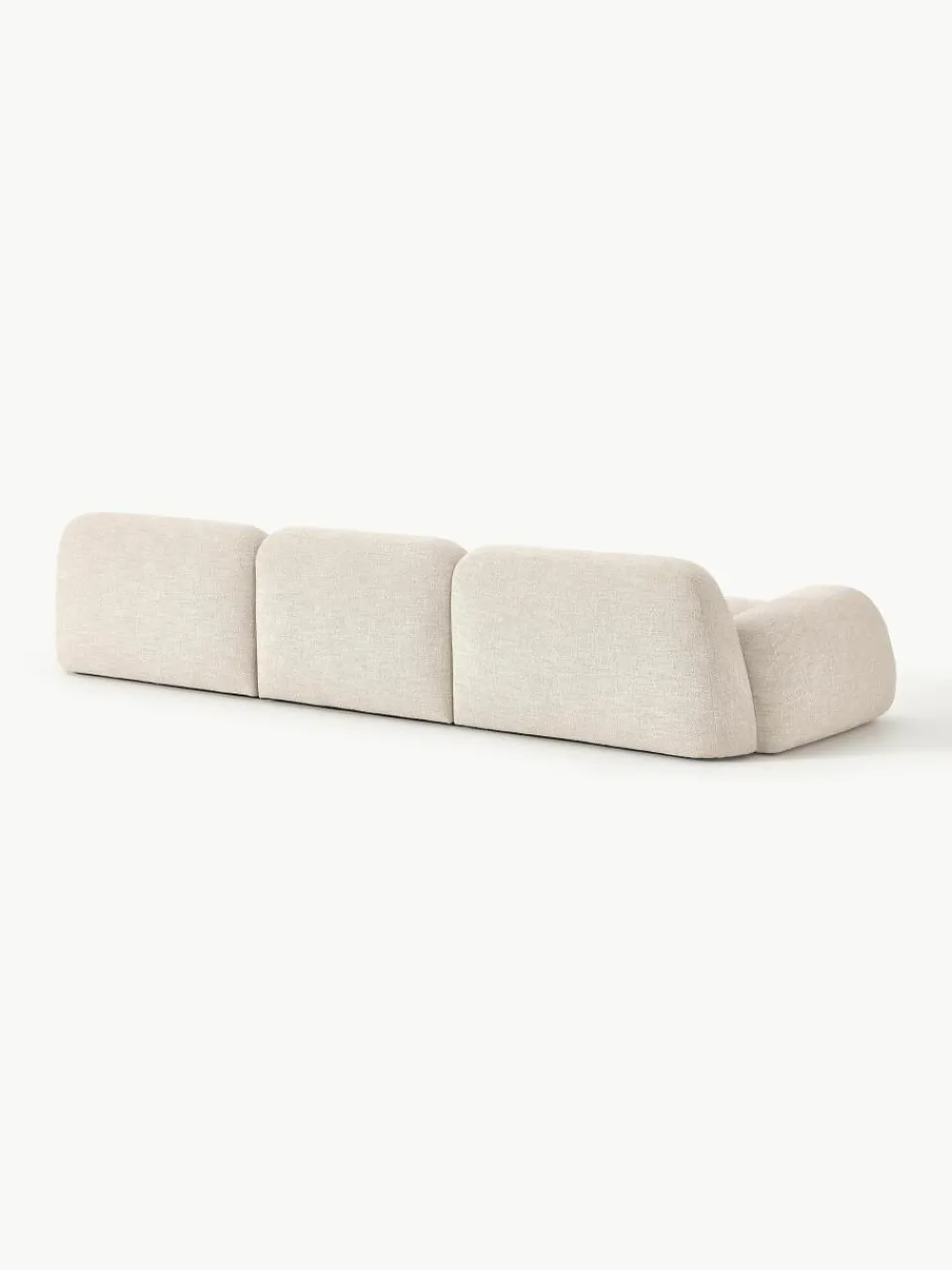 Modulaire bank Wolke (4-zits) van bouclé^Westwing Collection Hot