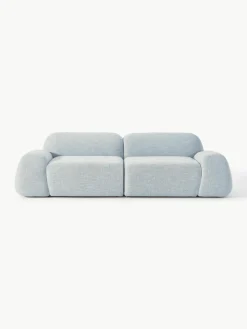 Modulaire bank Wolke (3-zits) van bouclé^Westwing Collection Fashion