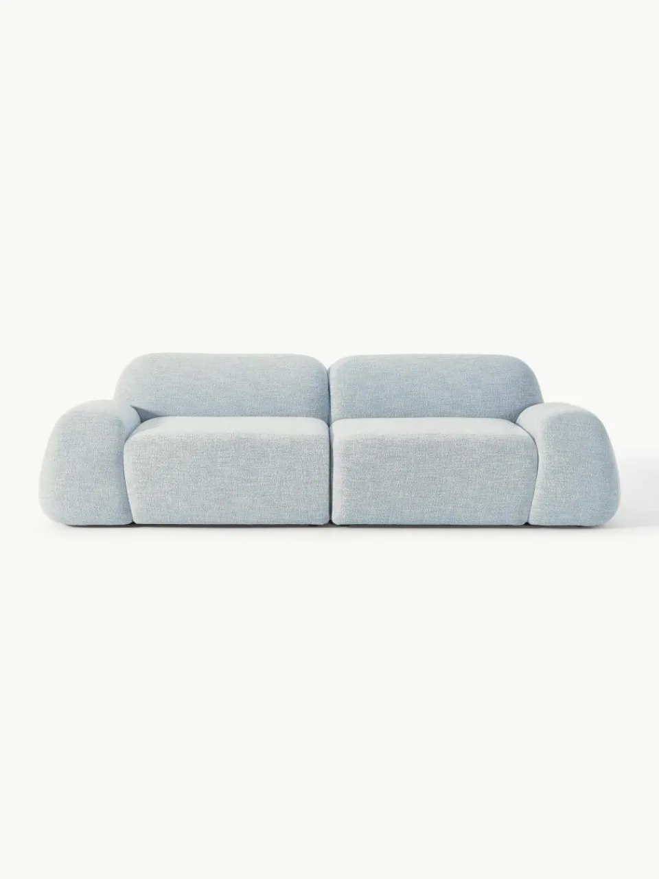 Modulaire bank Wolke (3-zits) van bouclé^Westwing Collection Fashion