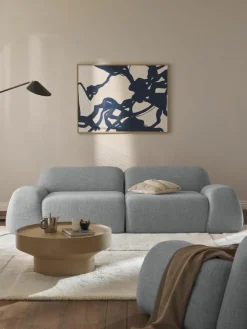 Modulaire bank Wolke (3-zits) van bouclé^Westwing Collection Fashion