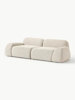 Modulaire bank Wolke (3-zits) van bouclé^Westwing Collection Sale