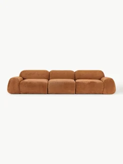 Modulaire bank Wolke (4-zits) van teddy-bouclé^Westwing Collection Discount