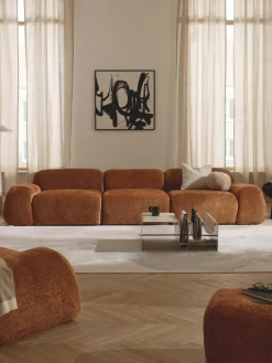 Modulaire bank Wolke (4-zits) van teddy-bouclé^Westwing Collection Discount