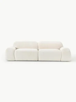 Modulaire bank Wolke (3-zits) van teddy-bouclé^Westwing Collection Outlet