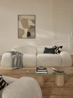 Modulaire bank Wolke (3-zits) van teddy-bouclé^Westwing Collection Outlet
