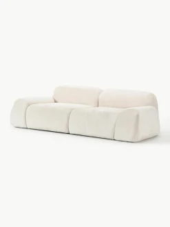 Modulaire bank Wolke (3-zits) van teddy-bouclé^Westwing Collection Outlet