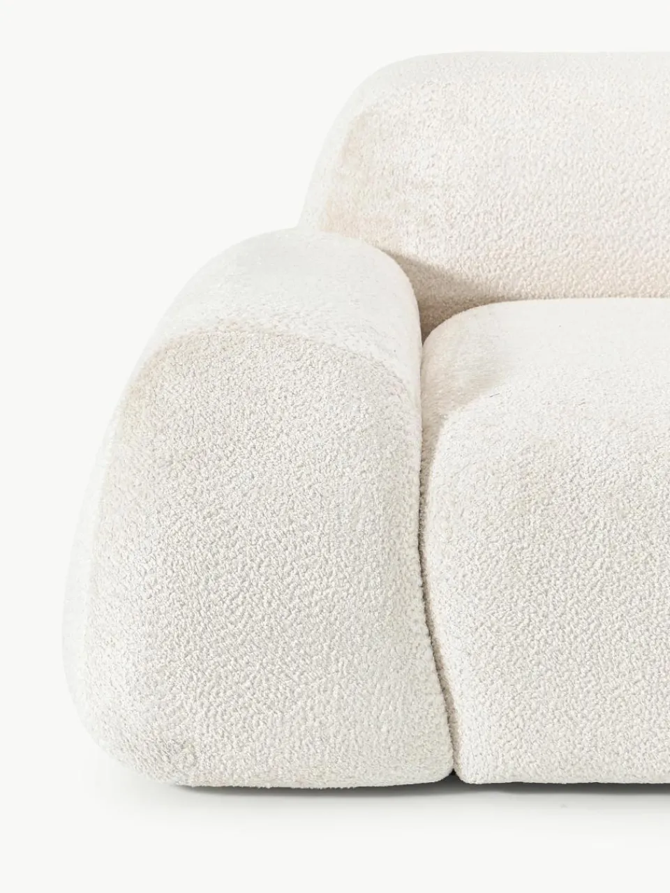 Modulaire bank Wolke (3-zits) van teddy-bouclé^Westwing Collection Outlet