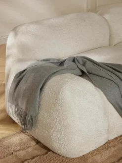 Modulaire bank Wolke (3-zits) van teddy-bouclé^Westwing Collection Outlet