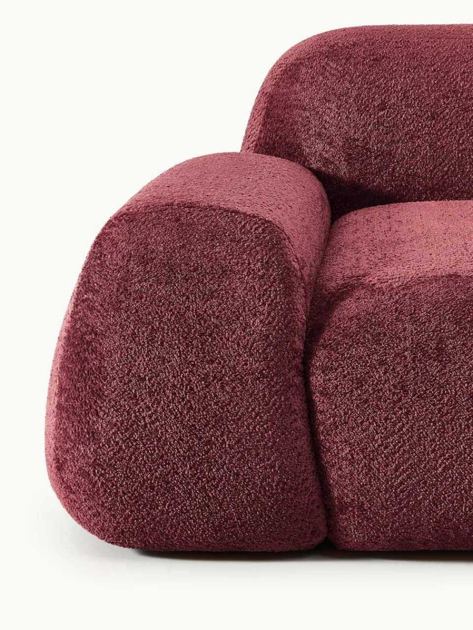 Modulaire bank Wolke (3-zits) van teddy-bouclé^Westwing Collection Discount