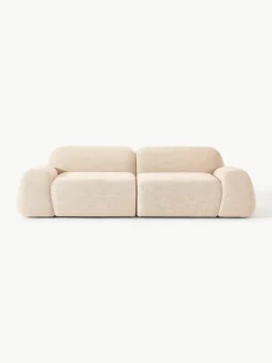 Modulaire bank Wolke (3-zits) van bouclé^Westwing Collection Sale