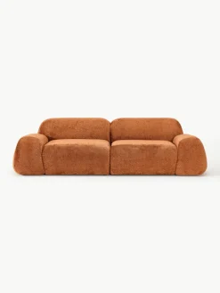 Modulaire bank Wolke (3-zits) van teddy-bouclé^Westwing Collection Hot