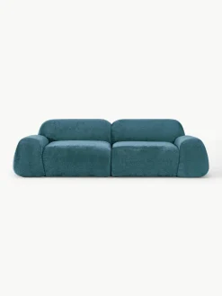 Modulaire bank Wolke (3-zits) van teddy bouclé^Westwing Collection Hot