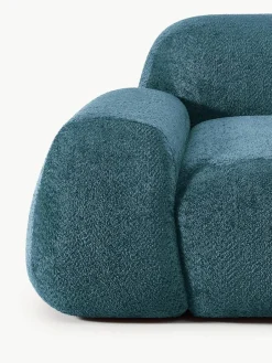 Modulaire bank Wolke (3-zits) van teddy bouclé^Westwing Collection Hot