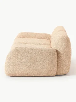 Modulaire bank Wolke (3-zits) van bouclé^Westwing Collection New