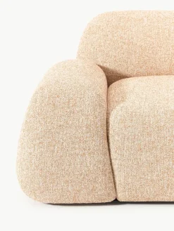 Modulaire bank Wolke (3-zits) van bouclé^Westwing Collection New
