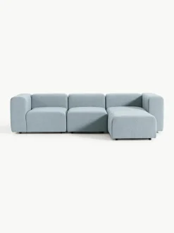 Modulaire bouclé bank Lena (4-zits) met kruk^Westwing Collection Online