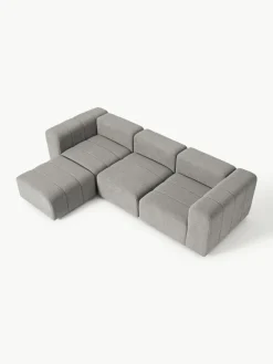 Modulaire bouclé bank Lena (4-zits) met kruk^Westwing Collection Outlet