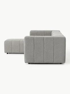 Modulaire bouclé bank Lena (4-zits) met kruk^Westwing Collection Outlet