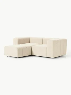 Modulaire bouclé bank Lena (3-zits) met kruk^Westwing Collection Hot