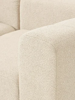 Modulaire bouclé bank Lena (3-zits) met kruk^Westwing Collection Hot