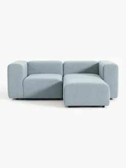 Modulaire bouclé bank Lena (3-zits) met kruk^Westwing Collection Clearance