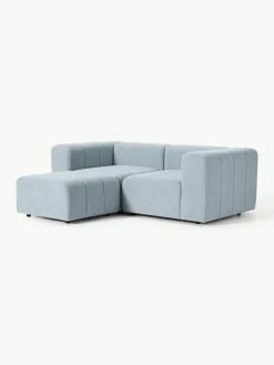 Modulaire bouclé bank Lena (3-zits) met kruk^Westwing Collection Clearance