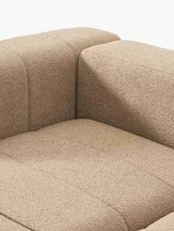 Modulaire bouclé bank Lena (4-zits) met kruk^Westwing Collection Clearance