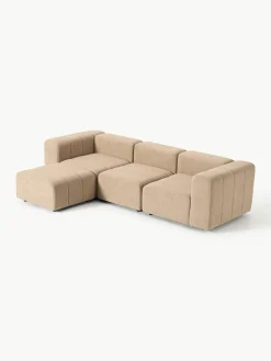Modulaire bouclé bank Lena (4-zits) met kruk^Westwing Collection Clearance