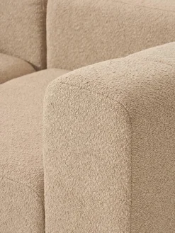 Modulaire bouclé bank Lena (4-zits) met kruk^Westwing Collection Clearance
