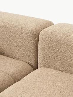 Modulaire bouclé bank Lena (3-zits) met kruk^Westwing Collection Best