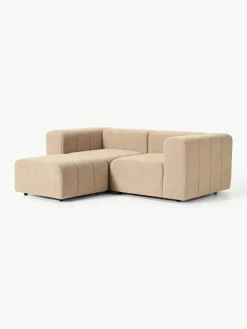 Modulaire bouclé bank Lena (3-zits) met kruk^Westwing Collection Best