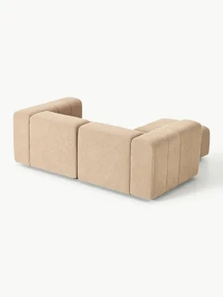 Modulaire bouclé bank Lena (3-zits) met kruk^Westwing Collection Best