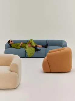 Modulaire bouclé bank Sofia (3-zits)^Westwing Collection Hot