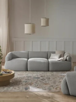 Modulaire bouclé bank Sofia (3-zits)^Westwing Collection Fashion