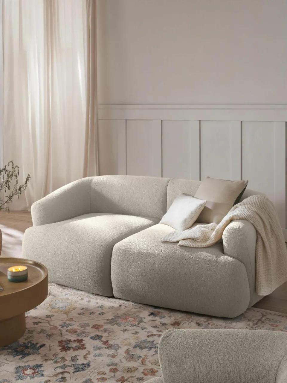 Modulaire bouclé bank Sofia (2-zits)^Westwing Collection Outlet