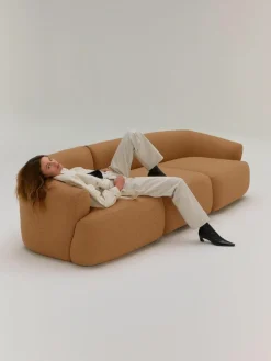 Modulaire bouclé bank Sofia (3-zits)^Westwing Collection Outlet