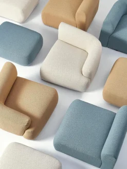 Modulaire bouclé bank Sofia (3-zits)^Westwing Collection New