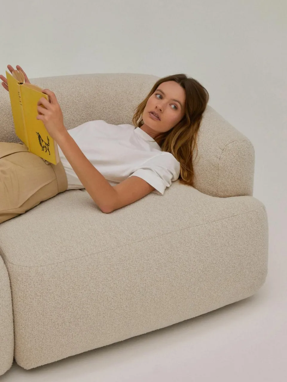 Modulaire bouclé bank Sofia (2-zits)^Westwing Collection Hot