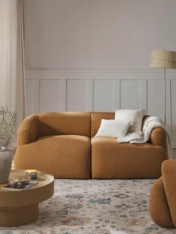 Modulaire bouclé bank Sofia (2-zits)^Westwing Collection Online
