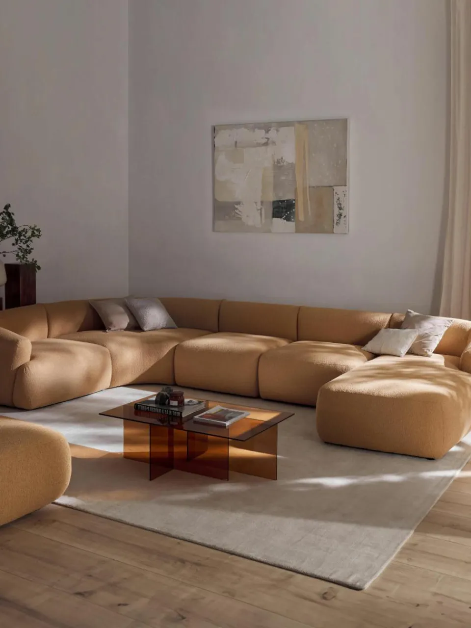 Modulaire bouclé bankstel Sofia^Westwing Collection Outlet
