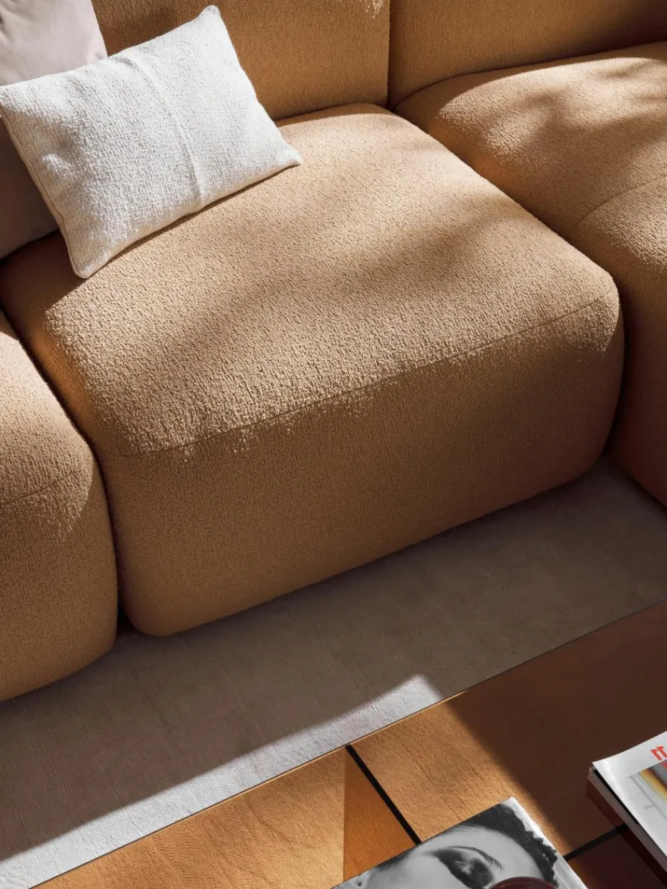 Modulaire bouclé bankstel Sofia^Westwing Collection Outlet