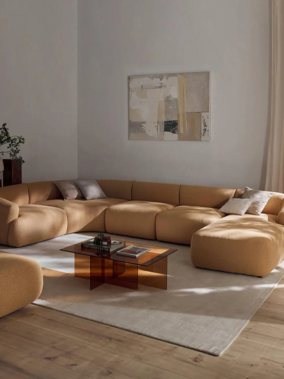 Modulaire bouclé bankstel Sofia^Westwing Collection Outlet