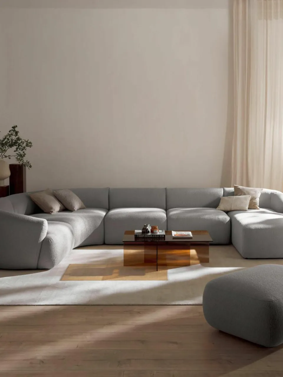 Modulaire bouclé bankstel Sofia^Westwing Collection Fashion