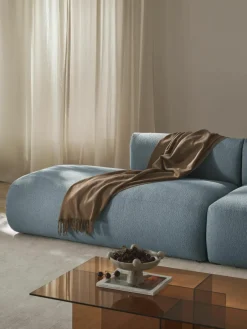 Modulaire bouclé chaise longue Sofia^Westwing Collection Hot